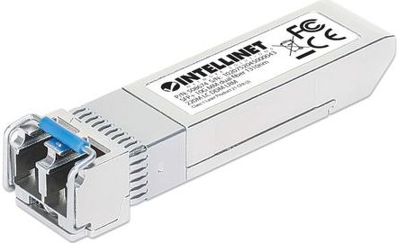 Intellinet - 10 Gigabit SFP+ Mini-GBIC Transceiver - Zilver - Glasvezelkabel