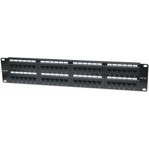 Intellinet - Patchpaneel - Zwart - RJ-45 - 48 Poorten - 2U