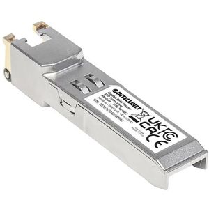 Intellinet - Gigabit SFP Mini-GBIC - Transceiver - Zilver - RJ45-connectiviteit tot 1000 Mbit/s