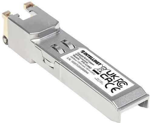 Intellinet - Gigabit SFP Mini-GBIC - Transceiver - Zilver - RJ45-connectiviteit tot 1000 Mbit/s