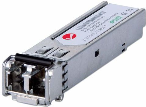 Intellinet - Gigabit Ethernet SFP Mini-GBIC - Zendontvanger - Zilver - IEEE 802.3z