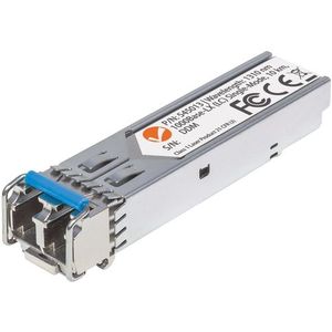 Intellinet - 545013 - SFP (Mini-GBIC) Zendontvangermodule - Zilver - 1000Base-LX, 1 Gbps, 10 km
