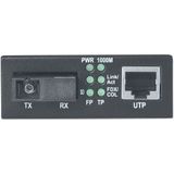 Intellinet 545068 netwerk media converter 1000 Mbit/s Single-mode Zwart