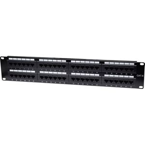 Intellinet - Cat6 - Patchpaneel - Zwart - 48 RJ-45 Poorten, 2U