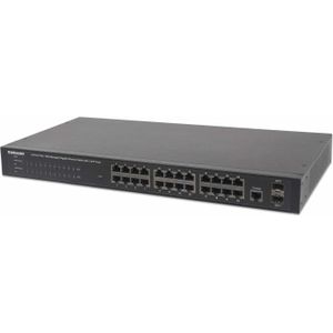 Intellinet 560559 netwerk-switch Managed Gigabit Ethernet (10/100/1000) Power over Ethernet (PoE) Zwart