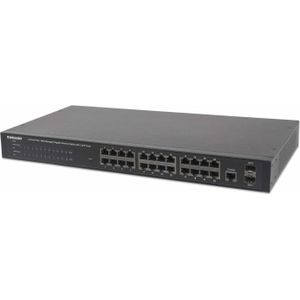 Intellinet 560559 Netwerk switch 24 + 2 poorten 1 GBit/s PoE-functie