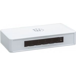 Manhattan 560696 netwerk-switch Unmanaged L2 Gigabit Ethernet (10/100/1000) Wit