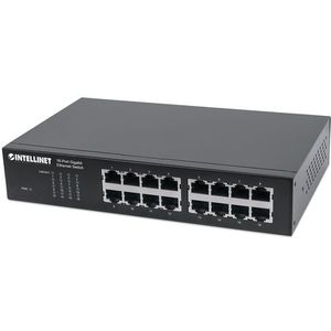 Intellinet 561068 netwerk-switch Unmanaged L2 Gigabit Ethernet (10/100/1000) 1U Zwart