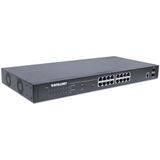 Intellinet 561198 netwerk-switch Managed L2+ Gigabit Ethernet (10/100/1000) Power over Ethernet (PoE) 1U Zwart