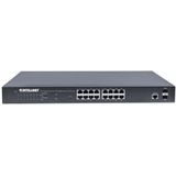 Intellinet 561198 netwerk-switch Managed L2+ Gigabit Ethernet (10/100/1000) Power over Ethernet (PoE) 1U Zwart