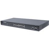 Intellinet 561198 netwerk-switch Managed L2+ Gigabit Ethernet (10/100/1000) Power over Ethernet (PoE) 1U Zwart