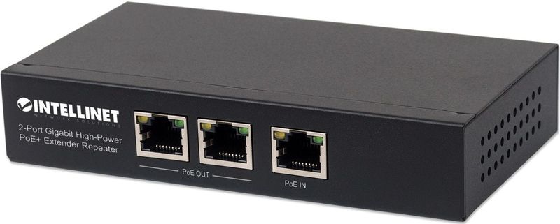 Intellinet 561266 netwerk-switch Unmanaged Gigabit Ethernet (10/100/1000) Power over Ethernet (PoE) Zwart