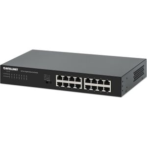 Intellinet 561815 - Netwerkswitch - Unmanaged - Gigabit Ethernet (10/100/1000) - 16 Poorten