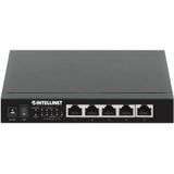Intellinet - 5-Poorts 2.5G Ethernet PoE+ Schakelaar - Zwart - Netwerkschakelaar