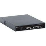 INTELLINET - 10-Port L2+ Managed PoE++ Switch - Zwart - 8x Gbit, 2x SFP, 242W PoE Budget