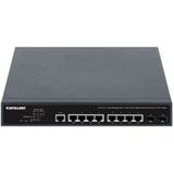 INTELLINET - 10-Port L2+ Managed PoE++ Switch - Zwart - 8x Gbit, 2x SFP, 242W PoE Budget