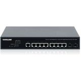 INTELLINET - 10-Port L2+ Managed PoE++ Switch - Zwart - 8x Gbit, 2x SFP, 242W PoE Budget