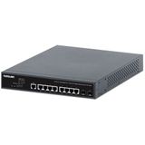 INTELLINET - 10-Port L2+ Managed PoE++ Switch - Zwart - 8x Gbit, 2x SFP, 242W PoE Budget