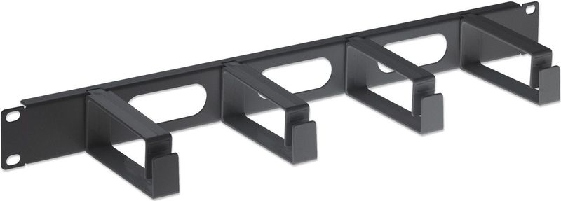 Intellinet 711074 19 inch Kabelvoering voor patchkast 1 HE Zwart (RAL 9005)