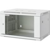 Intellinet 711760 19inch-patchkast (b x h x d) 600 x 370 x 450 mm 6 HE Grijs-wit (RAL 7035)