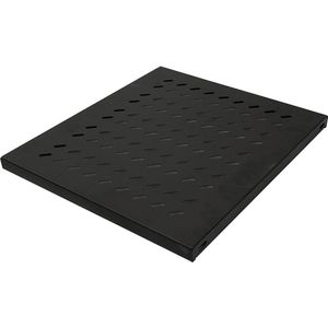 Intellinet 48,3 cm 19 inch plank voor vaste montage 1 HE 525 mm diep 712538 zwart