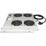 Intellinet - Ventilatorcompartiment - Accessoires voor Serverkasten - Grijs - Thermostaat