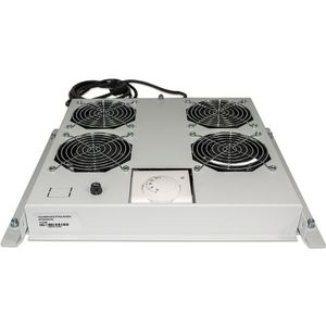 Intellinet - Ventilatorcompartiment - Accessoires voor Serverkasten - Grijs - Thermostaat