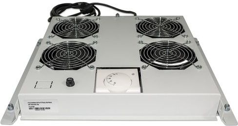 Intellinet - Ventilatorcompartiment - Accessoires voor Serverkasten - Grijs - Thermostaat