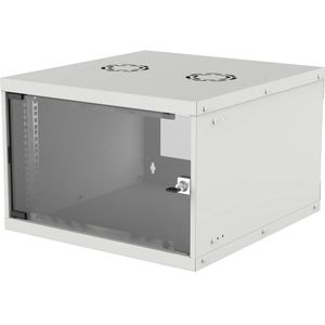 Intellinet - Basic Line - 6HE Wandkast - Grijs-wit - Staal