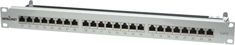 Intellinet 720014 24 poorten Netwerkpatchpaneel 483 mm (19) CAT 6 Ingericht