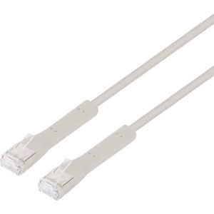 Intellinet Cat6a F/FTP FlexiBoot Slim Netzwerk-Patchkabel, 1,5 m, grau