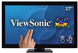 Viewsonic TD2760 computer monitor 68,6 cm (27") 1920 x 1080 Pixels Full HD LED Touchscreen Multi-gebruiker Zwart