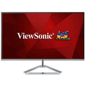 Viewsonic VX2476-SMH 60,5 cm (24 inch) Design Monitor (Full-HD, IPS-paneel, HDMI, Eye-Care, Eco-Mode, luidsprekers) zilver-zwart