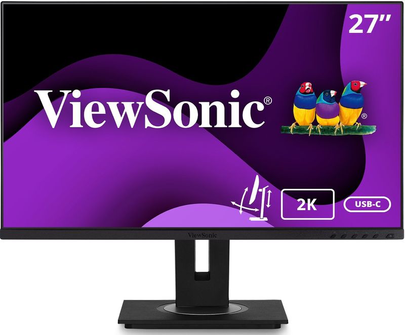 Viewsonic VG2756-2K computer monitor 68,6 cm (27") 2560 x 1440 Pixels Full HD LED Zwart
