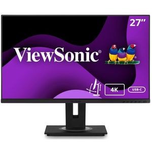 Viewsonic VG Series VG2756-4K computer monitor 68,6 cm (27") 3840 x 2160 Pixels 4K Ultra HD LED Zwart
