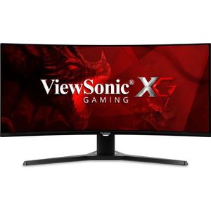 ViewSonic VX3218-2KPC VA-monitor 32 inch QHD, gebogen 1500R, 144Hz, 1ms MPRT, Adaptive Sync, 2x HDMI, 2x DisplayPort, luidspreker, in hoogte verstelbare standaard