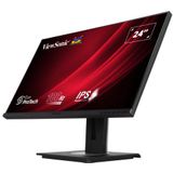 ViewSonic - VG2448a - Monitor - Zwart - 24" LED IPS, 1080p, Ergonomisch Ontwerp
