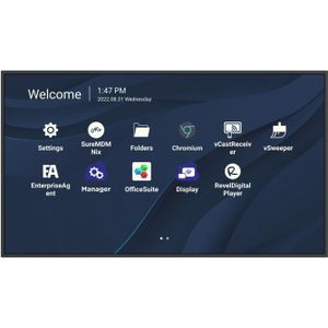 ViewSonic CDE4330 43" effizientes Präsentations-Display mit drahtloser Übertragung & 24/7 Dauerbetrieb