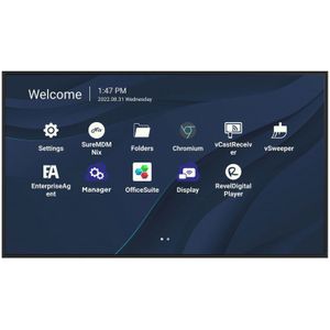 VIEWSONIC CDE8630 86inch LEDcommercial Display 3840x2160 500 nits 1200:1 HDMI in x 2 USB-C x 1 HDMI