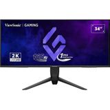 ViewSonic VX3480-2K-PRO - LED-monitor - 34'' VA - 3440 x 1440 UWQHD - 165 Hz - 1 ms - 300 cd/m² - HDR10 - 4000:1 - zwart