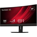 Viewsonic - VG3456C - Computer Monitor - Zwart - LED - UltraWide Quad HD
