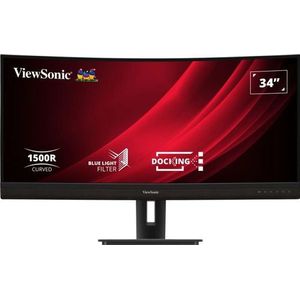 Viewsonic - VG3456C - Computer Monitor - Zwart - LED - UltraWide Quad HD