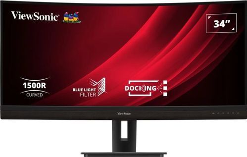 Viewsonic - VG3456C - Computer Monitor - Zwart - LED - UltraWide Quad HD