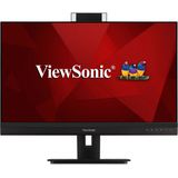 Viewsonic VG2756V-2K 68,6cm 27inch 16:9 1920x1080 Frameless IPS Monitor met Webcam HDMI DP USB (2560 x 1440 pixels, 27""), Monitor, Zwart