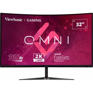 Viewsonic VX Series VX3218C-2K computer monitor 81,3 cm (32") 2560 x 1440 Pixels Quad HD LED Zwart