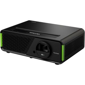 Viewsonic X1-4K LED Gaming Projector (4K UHD, 2900 lumen, HDR, 3D, TR1.15-1.5, 1.3X zoom, 2x HDMI, USB-C, 1x USB-A-speler, 2 x Harman Kardon 6W luidsprekers, ontworpen voor Xbox) zwart