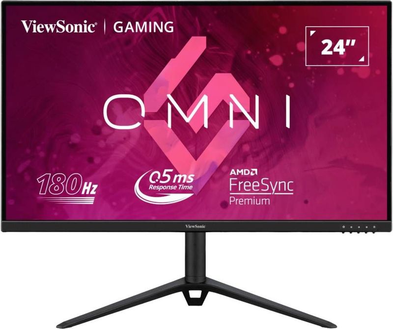 Viewsonic VX Series VX2428J computer monitor 61 cm (24") 1920 x 1080 Pixels Full HD LED Zwart