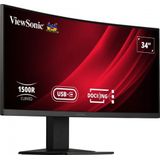 ViewSonic - VG3419C - LED Monitor - Gebogen - 34 Inch - UWQHD Resolutie