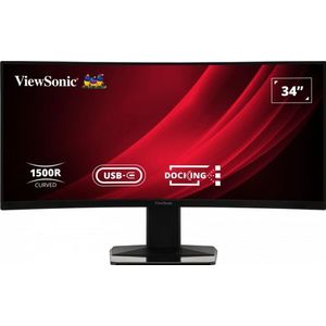 ViewSonic - VG3419C - LED Monitor - Gebogen - 34 Inch - UWQHD Resolutie