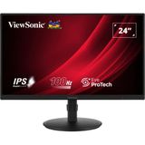 Viewsonic VA VA2408-HDJ computer monitor 61 cm (24") 1920 x 1080 Pixels Full HD LED Zwart